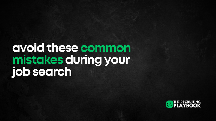 Avoid These Common Mistakes During Your Job Search